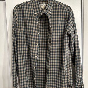 J Crew Secret Wash Classic Fit Casual Button Down Shirt